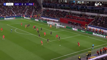 Resumen y goles del Bayer Leverkusen vs PSG, jornada 3 de la Champions League 25-26