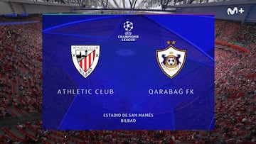 Resumen y goles del Athletic Club vs Qarabag, jornada 3 de la Champions League 25-26