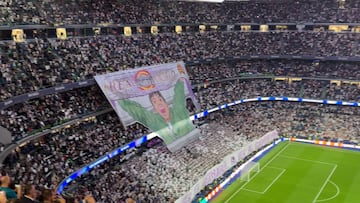 El sorprendente tifo del Real Madrid hoy en el Bernabéu: tiene mucha miga