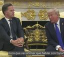 El gesto del secretario general de la OTAN cuando Trump vuelve a faltar el respeto a España