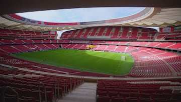 Edgar Canet y Josep García se retan a una carrera 1vs1 en el Metropolitano