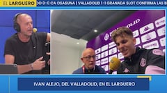 Iván Alejo besa a un periodista de la SER durante su entrevista: la reacción de Carreño es para verla