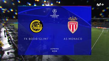 Resumen y goles del Bodo-Glimt vs Monaco, jornada 4 de la Champions League 25-26