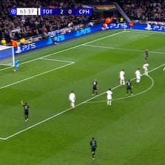 El Tottenham marca desde 90 metros uno de los mejores goles de la historia de la Champions: ver para creer