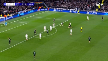 El Tottenham marca desde 90 metros uno de los mejores goles de la historia de la Champions: ver para creer