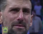 Djokovic se rompe a llorar cuando le ponen en el videomarcador imágenes de su entrenador fallecido