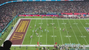 Los Dolphins baten a los Commanders en la prórroga de un partido histórico en Madrid