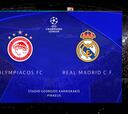 Resumen y goles del Olympiacos vs Real Madrid, jornada 5 de la Champions League 25-26
