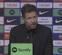 La sincera explicación de Simeone a la derrota