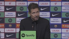 La sincera explicación de Simeone a la derrota