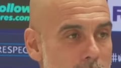 Y Pep ‘reventó’ el sarcasmo con esta respuesta a un periodista al que acabó guiñando el ojo: “Ya tienes titular”