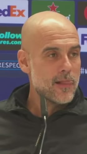 Y Pep ‘reventó’ el sarcasmo con esta respuesta a un periodista al que acabó guiñando el ojo: “Ya tienes titular”