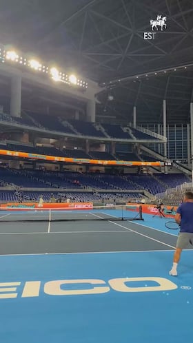 Alcaraz y su nuevo “compañero de entrenamiento” exfutbolista: no darán crédito