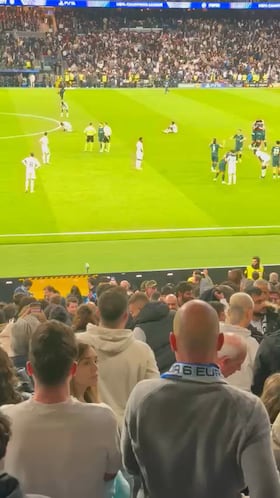 La caliente reacción del Bernabéu tras el pitido final: así se escuchó desde la grada