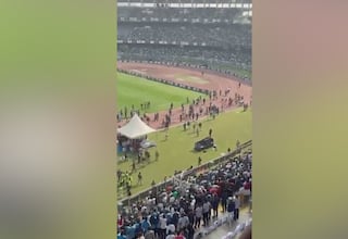 Asaltan el estadio que visitó Messi en India tras escasos minutos de visita: las imágenes infunden miedo