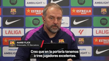 “Joan García descansará; mañana decidiré entre Tek y Ter Stegen”