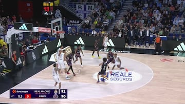 El canastón de Maledon para ganar en el momento más tenso del partido: qué maravilla