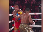 Así fue el brutal KO de Anthony Joshua a Jake Paul: mandíbula rota y la cara hecha un estropicio