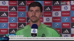 El mejor del equipo es el único que dice lo que todo el mundo piensa: Courtois y un discurso que aplaude el madridismo