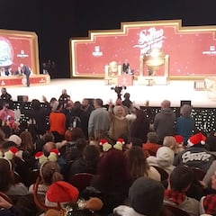 La protesta durante la Lotería de Navidad: tuvo que actuar la seguridad