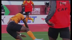 ¡Quiso hacer un festejo épico y termina en susto! Patson Daka y una celebración fallida en África