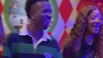 El TikTok de Vinicius celebrando la Navidad que se ha viralizado en redes