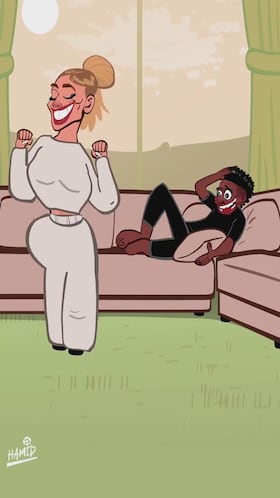 Los dibujos más virales se ‘mofan’ de las navidades de Vinicius con Virginia: para no parar de reír