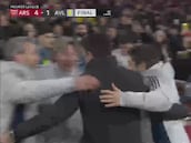 Vean la escena entre Emery y Arteta donde saltaron chispas: toda Inglaterra hablando de ello…