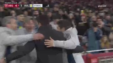 Vean la escena entre Emery y Arteta donde saltaron chispas: toda Inglaterra hablando de ello…