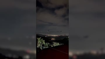 El momento en el que comenzaron los bombardeos estadounidenses sobre Caracas