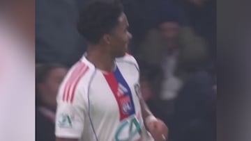 Endrick tira la puerta desde el minuto uno: vean su primer gol con el Lyon en su debut en Francia