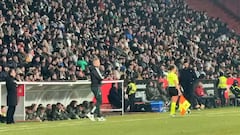 Así es él: la reacción de Arbeloa al gol del Albacete poniendo patas arriba el Belmonte