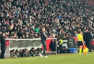 Así es él: la reacción de Arbeloa al gol del Albacete poniendo patas arriba el Belmonte