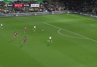 La dura reacción del máximo goleador del Racing tras el clamoroso error de su compañero para el 1-1 en el 94′