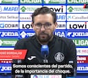 Bordalás, técnico del Getafe: “Hemos hecho borrón y cuenta nueva”