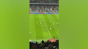 Vinicius’ instinctive reaction immediately after the final whistle after being booed by the Bernabeu crowd