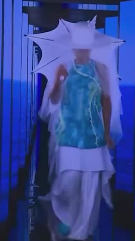 La extravagante puesta en escena de Naomi Osaka en el Open de Australia: las redes arden