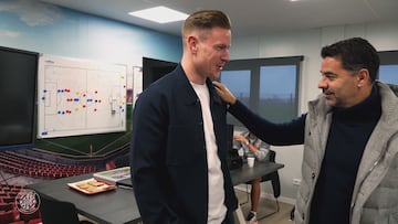 Primer encuentro Míchel-Ter Stegen y el portero le revela que está “un poco nervioso”: no van a dar crédito con el motivo