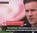 Ter Stegen, ahora portero del Girona: “Vengo al Girona a competir y a ganar siempre”