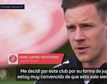 Ter Stegen, ahora portero del Girona: “Vengo al Girona a competir y a ganar siempre”