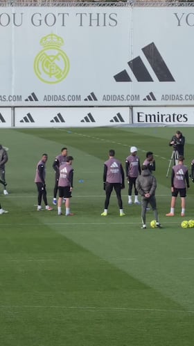 El vacile de Mbappé y Bellingham a las bicicletas de Courtois