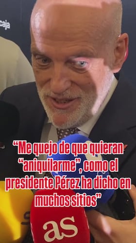 Tebas: “No tengo ganas ni edad para ser presidente del Real Madrid”