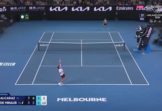 A este nivel físico es un marciano: tienen que ver el punto ‘inhumano’ de Alcaraz restando