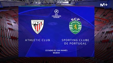 Resumen y goles del Athletic vs Sporting, jornada 8 de la Champions League 25-26