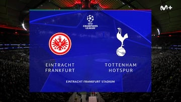 Resumen y goles del Eintracht vs Tottenham, jornada 8 de la Champions League 25-26