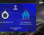 Resumen y goles del Brujas vs Olympique Marsella, jornada 8 de la Champions League 25-26