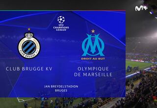 Resumen y goles del Brujas vs Olympique Marsella, jornada 8 de la Champions League 25-26