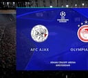 Resumen y goles del Ajax vs Olympiacos, jornada 8 de la Champions League 25-26
