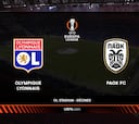 Resumen y goles del Olympique de Lyon vs PAOK, fase de grupos de la Europa League