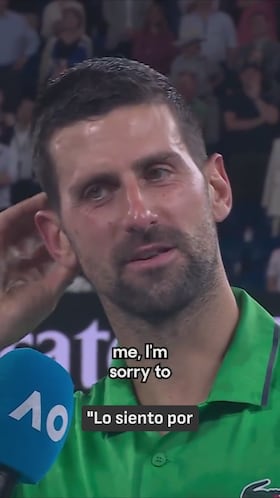 Djokovic confiesa lo que le había dicho a Alcaraz en el vestuario: el estadio entero, a carcajada limpia